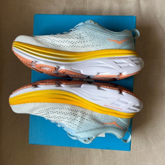 Hoka One One Women's Bondi 8 Wide Sneakers - Picture 4 of 7